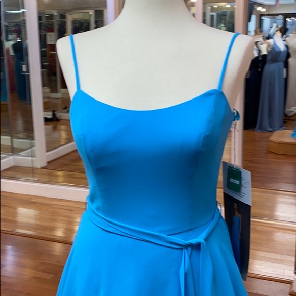 ✔️ peacock blue bridesmaid dress - Picture 2 of 8